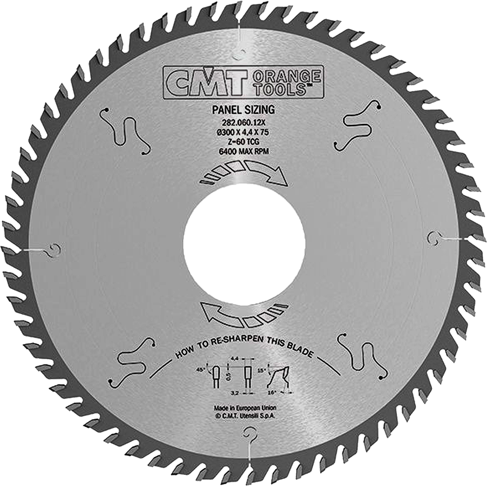 CMT Orange Tools 282 Panel Ebatlama Ana Testeresi